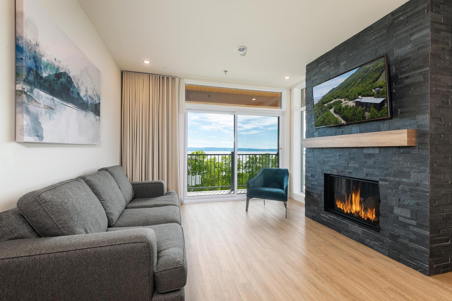 Les Appartements Du Massif De Charlevoix Petite-Riviere-Saint-Francois Eksteriør bilde
